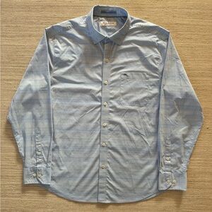 Tommy Bahama Siesta Key blue‎ lightweight long sleeve button up shirt men’s L